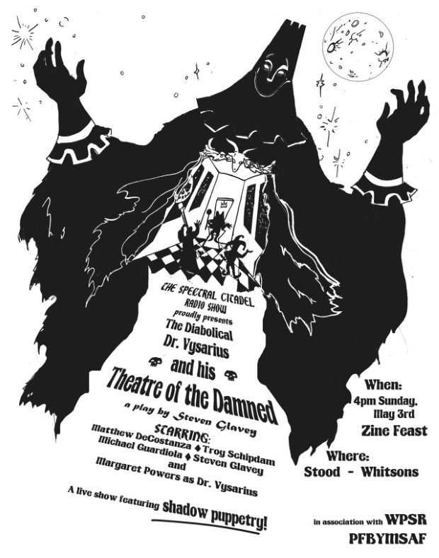 Doctor Vysarius Puppet Show Flyer