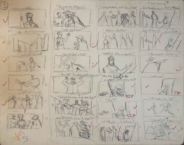 Doctor Vysarius Short Film - Storyboards