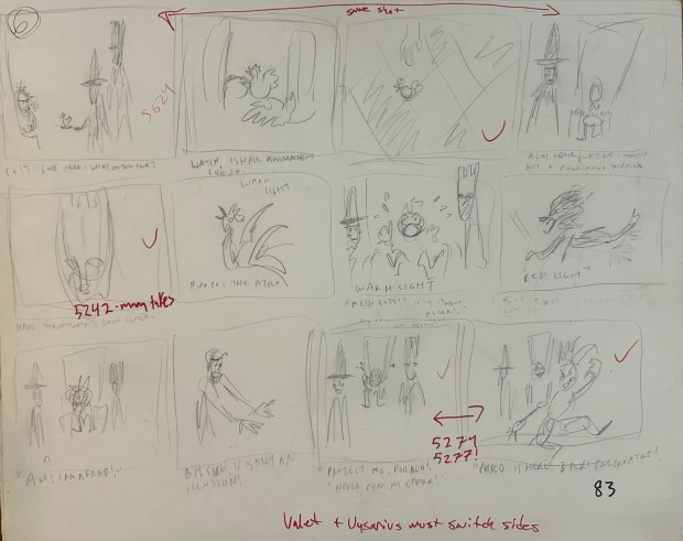 Doctor Vysarius Short Film - Storyboards