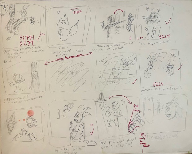 Doctor Vysarius Short Film - Storyboards