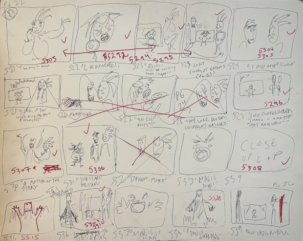 Doctor Vysarius Short Film - Storyboards