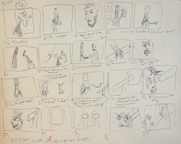 Doctor Vysarius Short Film - Storyboards